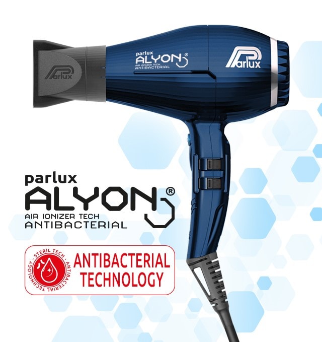 Parlux Hair Dryer Alyon Air Ionizer Tech 2250 Watt Night Blue & Magic Sense Diffuser Set - Image 3