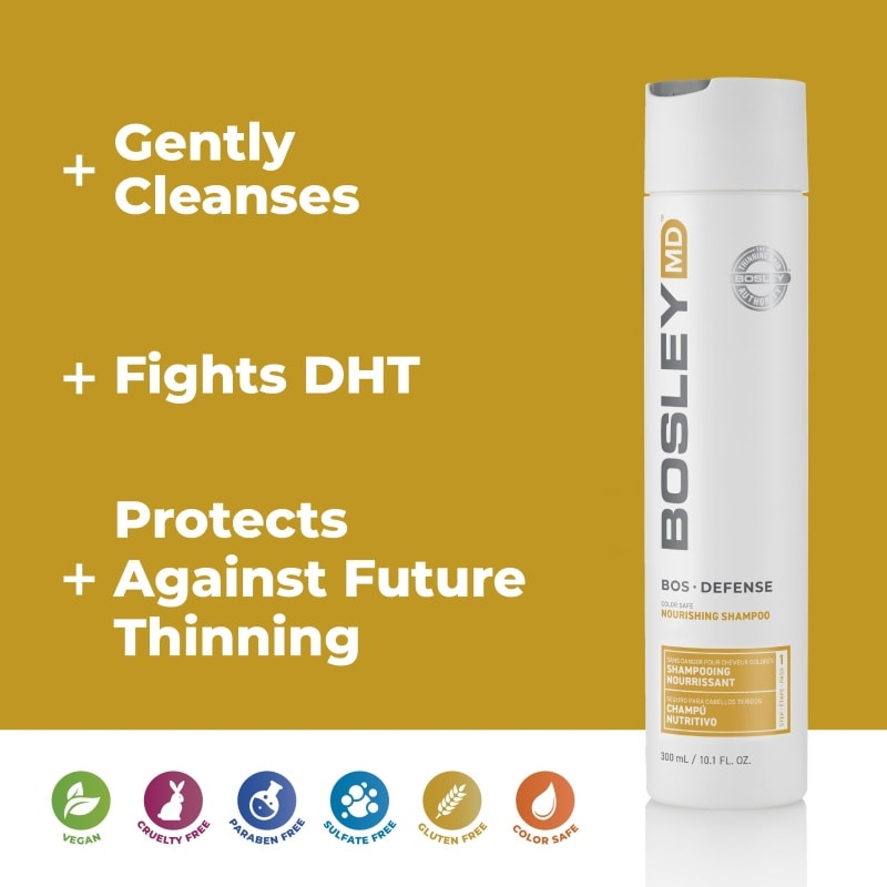 Bosley Defense for Coloured Normal to Fine Hair Nourishing Shampoo - Image 10