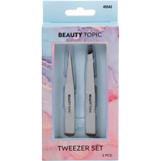 Beauty Topic Tweezer Set, 2 Pieces