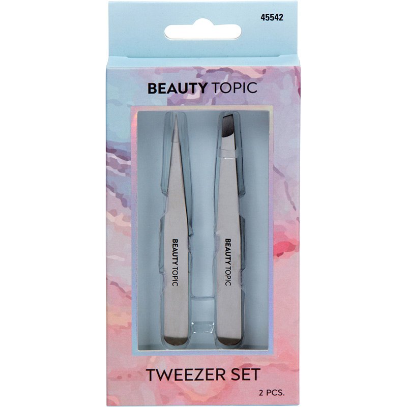 Beauty Topic Tweezer Set, 2 Pieces