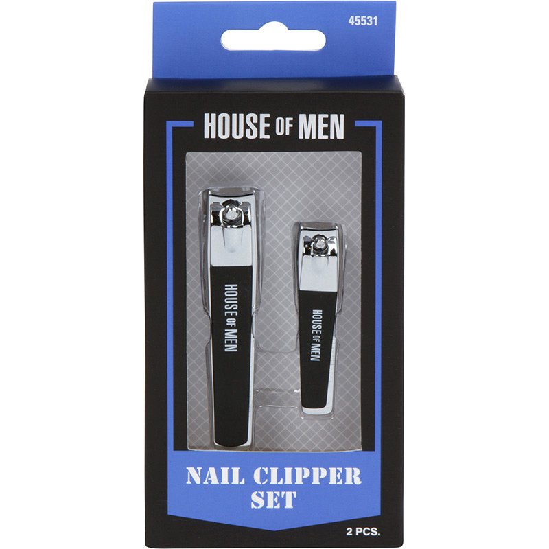 Beauty Topic Men's Nail Clipper Set, 2/Pack