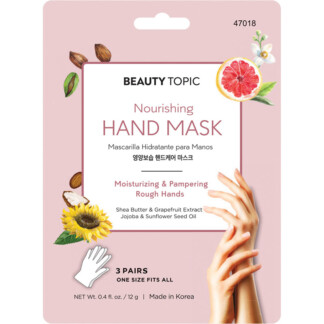 Beauty Topic Nourishing Hand Masks, 3 Pairs