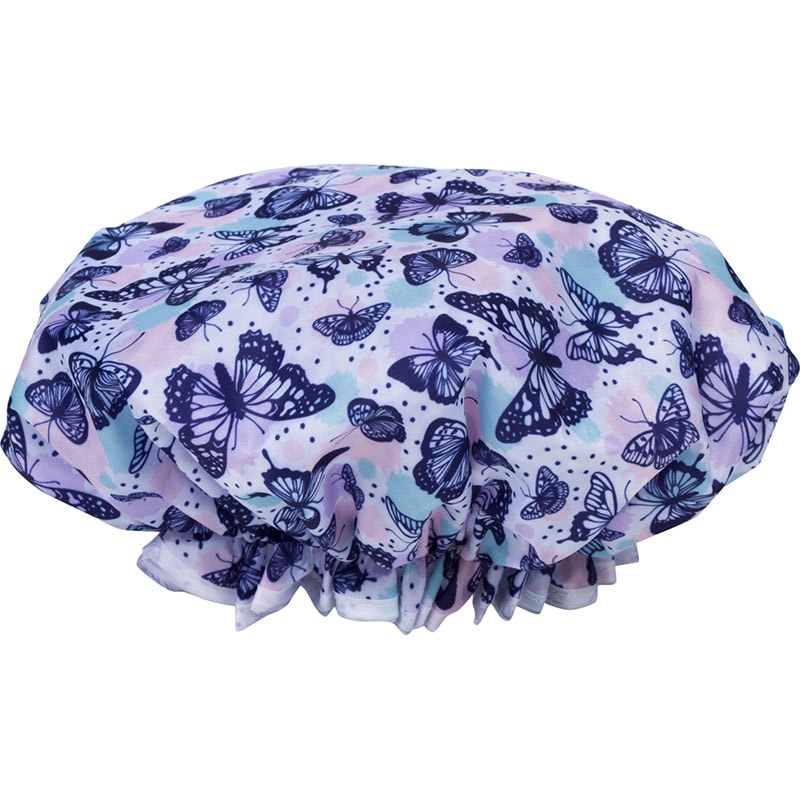 Beauty Topic Turban & Butterfly Shower Cap Duo Combo - Image 2