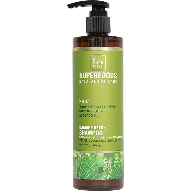 Be Care Love SuperFoods Damage Detox Shampoo, 355ml