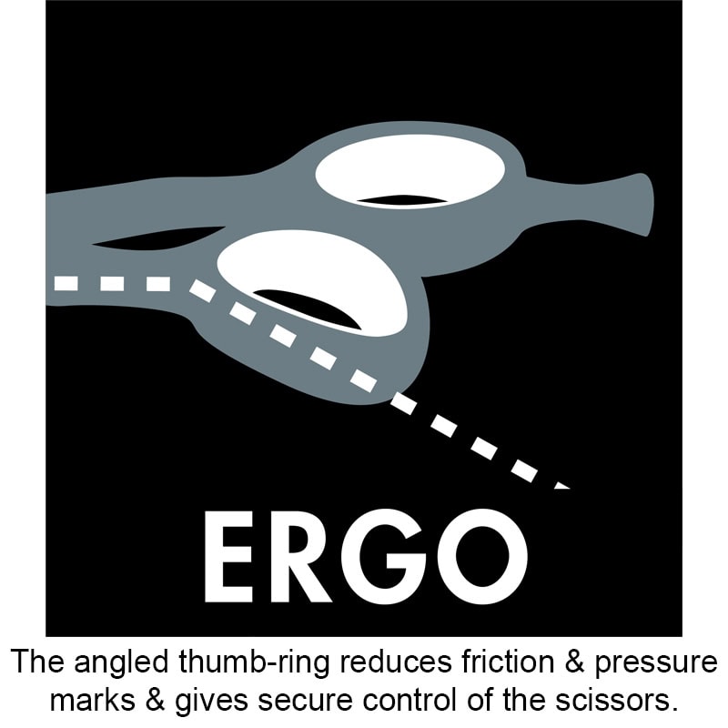 Jaguar Blooms Limited Edition Collection Offset Scissor with Scarf, 5.5 inch - Image 11