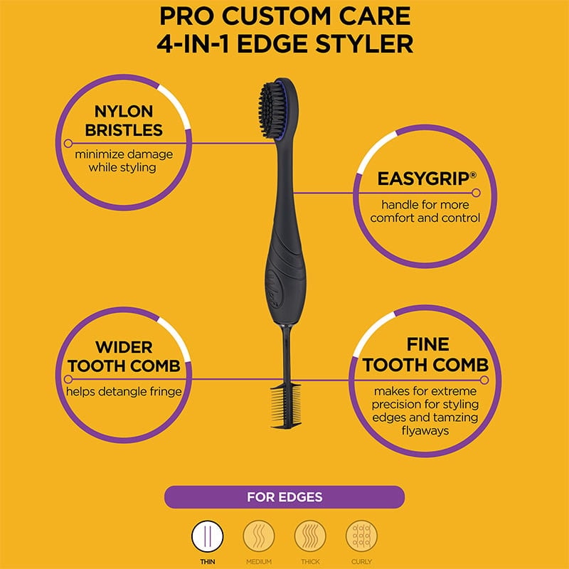 WetBrush Triple Edge Brush & Comb Styler for Edges - Image 9