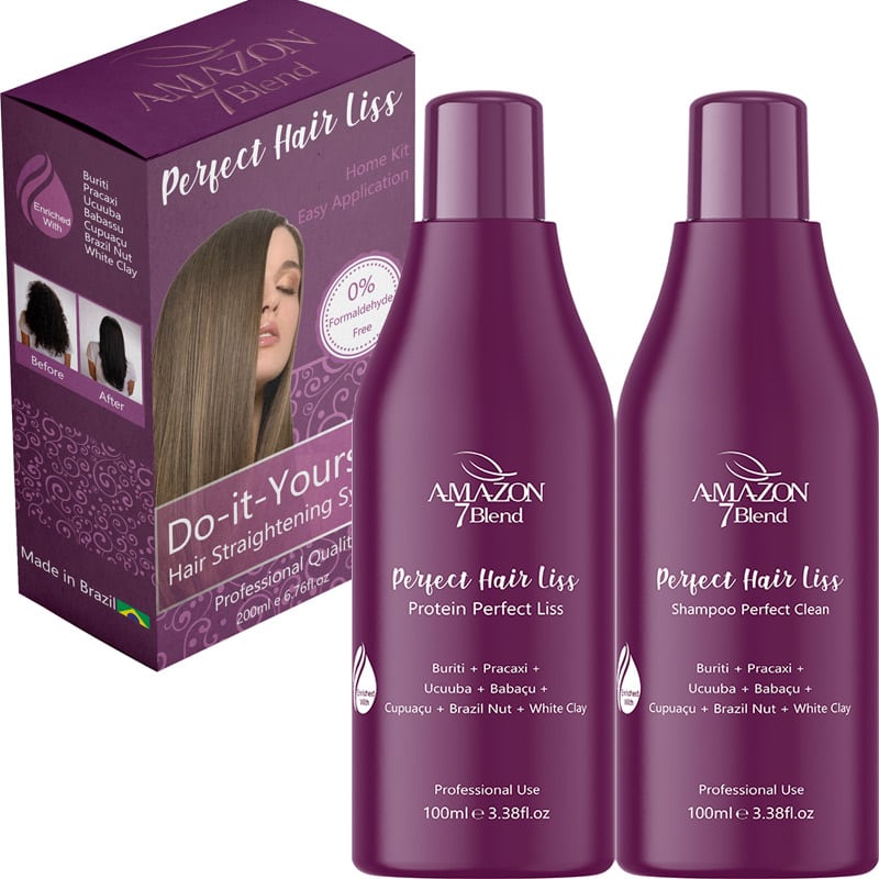 Amazon 7 Blend Perfect Hair DIY Hair Straightening Kit