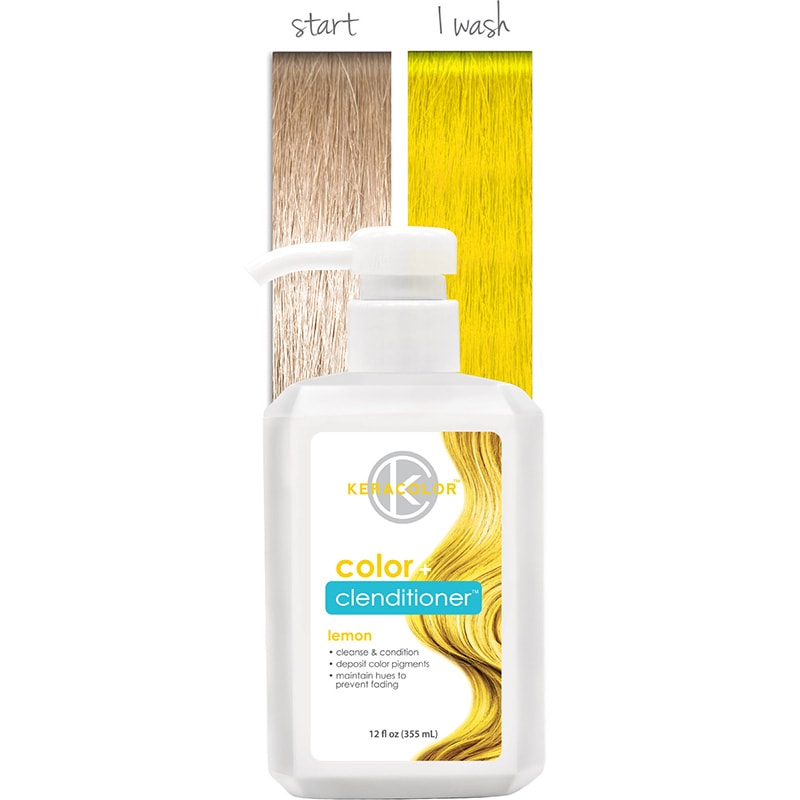 Kerachroma Vivid Color + Clenditioner, Lemon, 355ml - Image 2