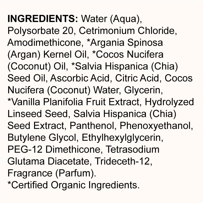 Be Care Love SuperFoods Natural & Gentle Whipped Vanilla Coconut Cream Super Moisturizing Detangler, 147ml - Image 4