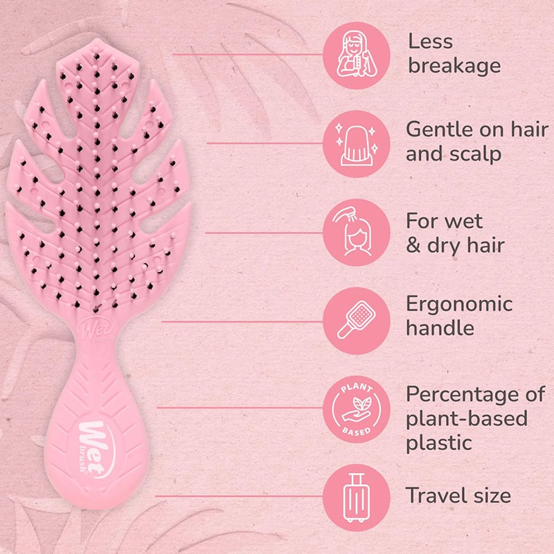 WetBrush Mini Go Green Detangler Assortment, 4 Brushes - Image 5