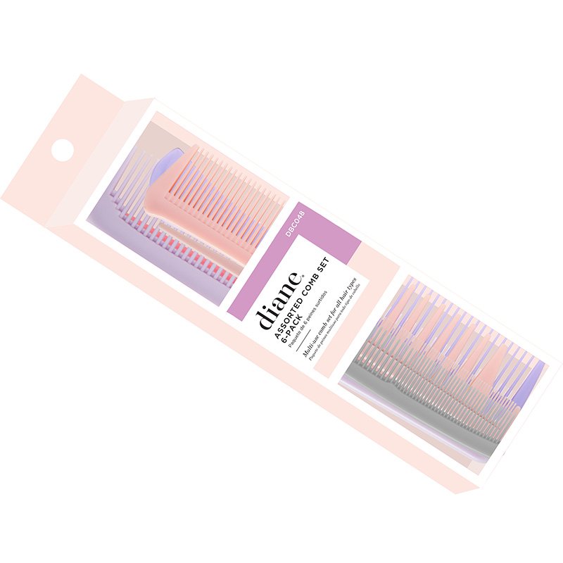 Diane Assorted Comb Set, 6/Pack - Image 2