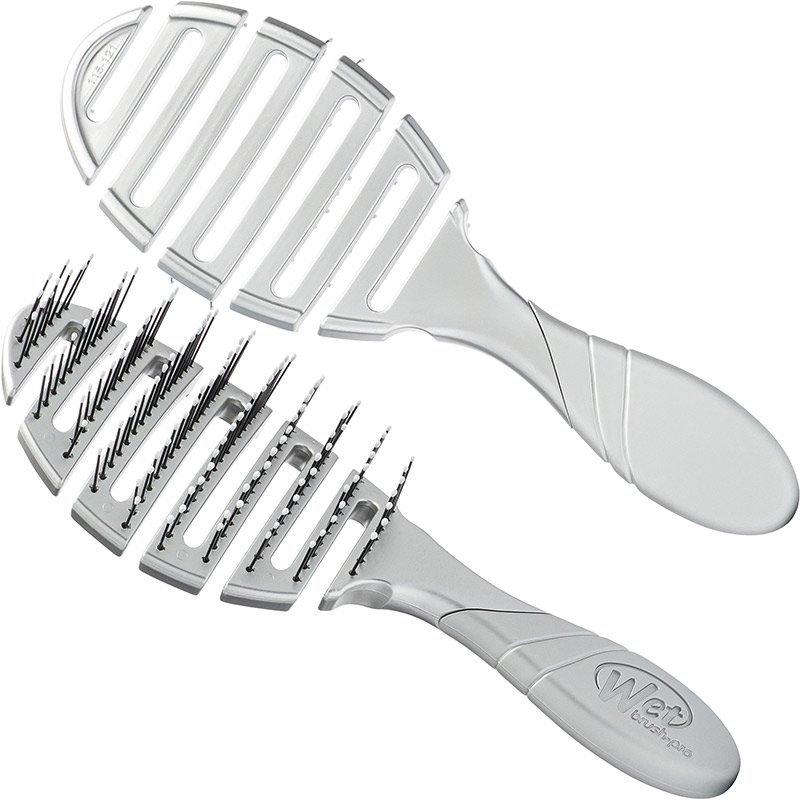 WetBrush Pro Detangler & Flex Dry Terrazzo Glam Kit, 2 Brushes & Scrunchie - Image 2