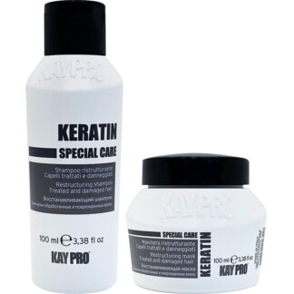 KAYPRO Keratin Travel Size Shampoo & Mask for Treated Hair Kit