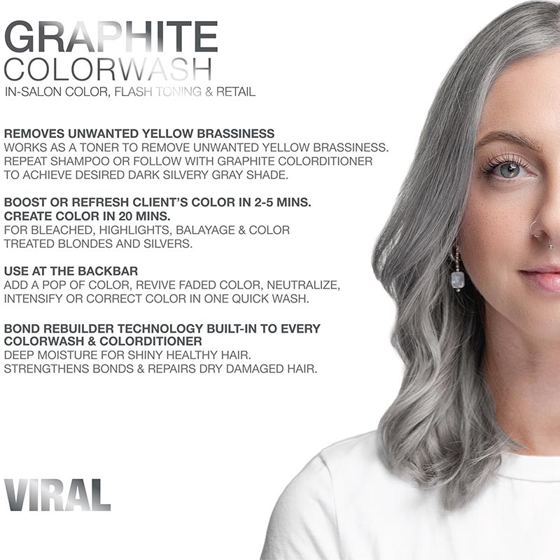 Celeb Luxury Viral Extreme Colorwash, Graphite, 244ml - Image 3