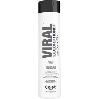 Celeb Luxury Viral Hybrid Toner Colorditioner with BondFix, Graphite, 244ml