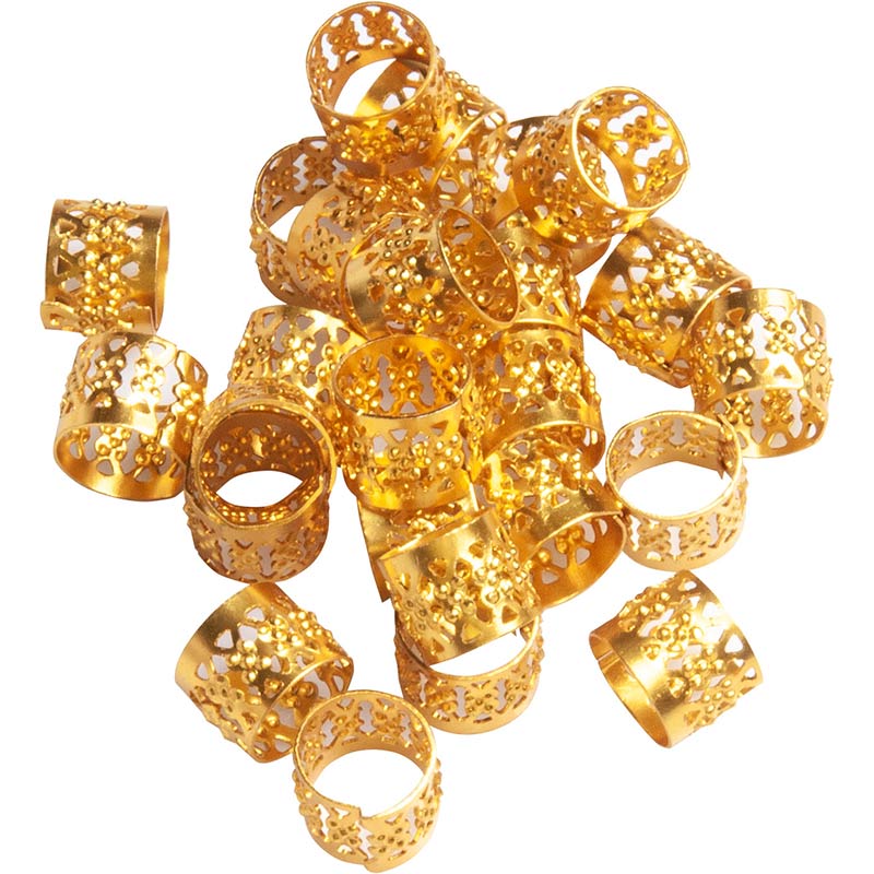 Diane Braid Cuffs, Gold, 25/Pack - Image 2