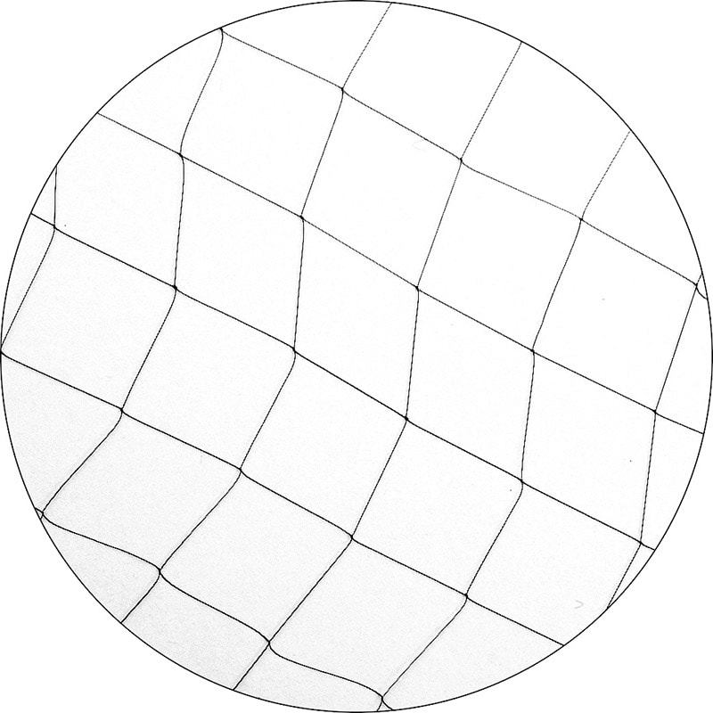 Diane Invisible Mesh Hair Net, Grey, 3/Pack - Image 2