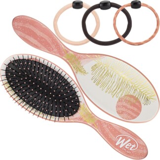 WetBrush Tranquil Beauty Kit, Brush & 3 Bands