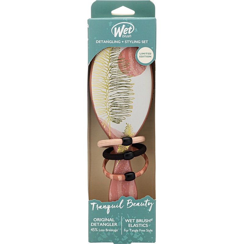WetBrush Tranquil Beauty Kit, Brush & 3 Bands - Image 5