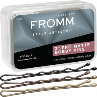 Fromm Pro Matte Bobby Pins, 2 inch, 300/Pack