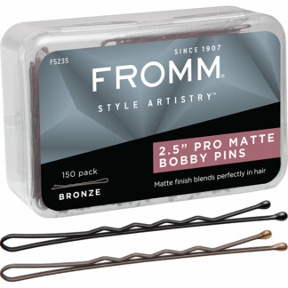 Fromm Pro Matte Bobby Pins, 2.5 inch, 150/Pack