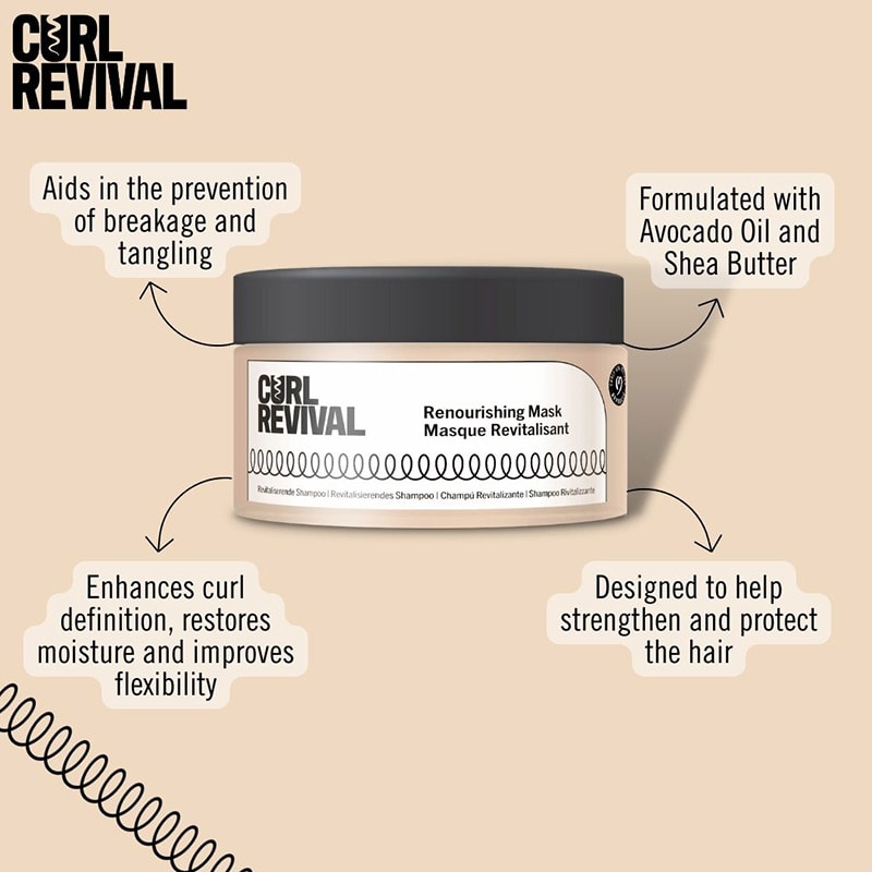 OSMO Curl Revival Nourishing Mask, 250ml - Image 2