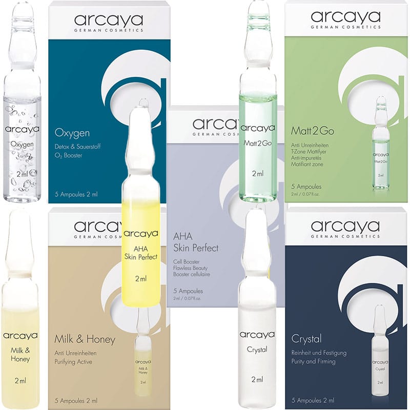 Arcaya Beauty Ampoules: Anti-Spot & Detox, 2ml x 5/Pack