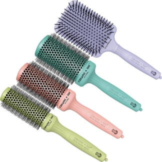 Olivia Garden Ceramic & Ion Thermal Blossom Brush Collection