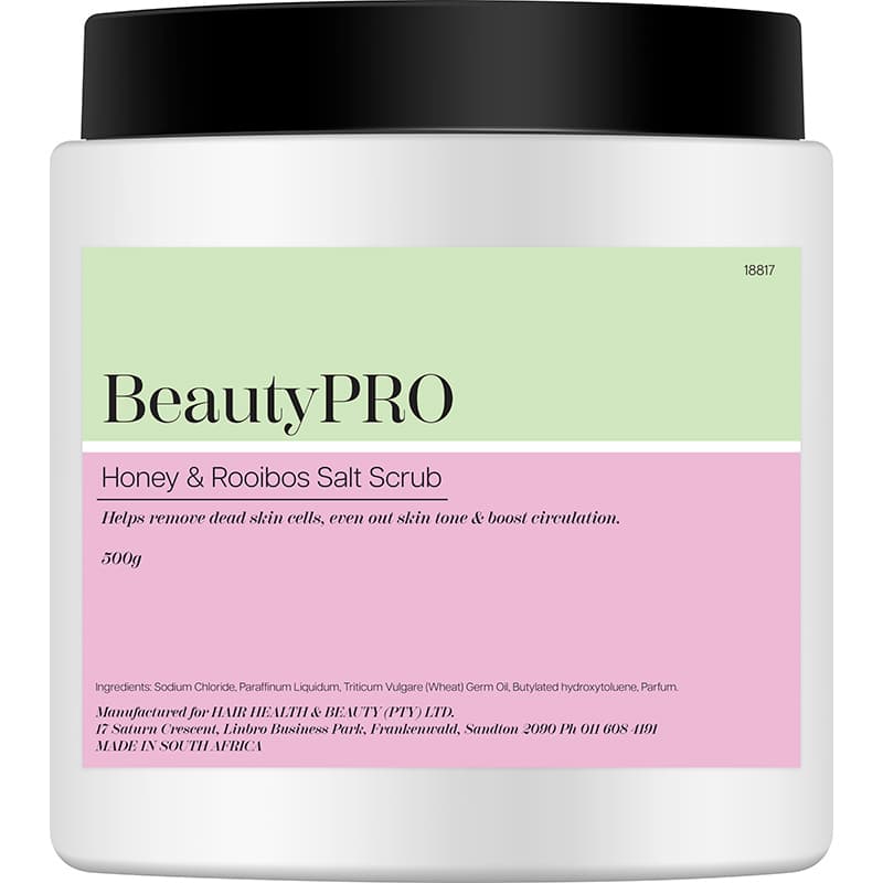 BeautyPRO Honey & Rooibos Salt Scrub, 500g