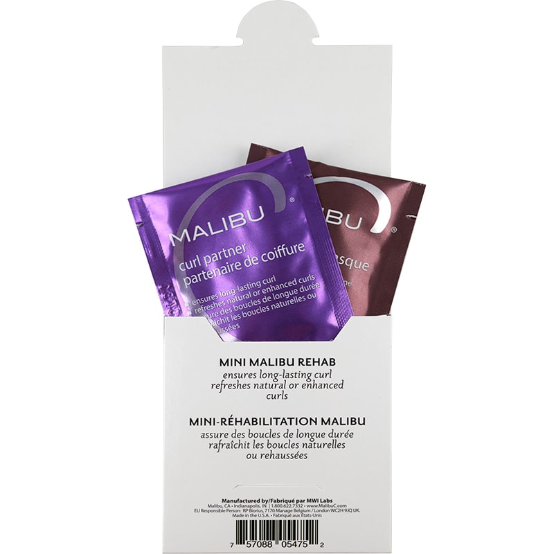Malibu C Mini Malibu Rehab Curl Partner Pack, 2 Sachets - Image 3