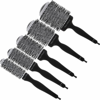 Hairware Black Wave Ceramic Coated Brush Collection
