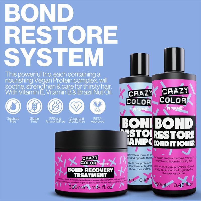 Crazy Color Bond Restore Conditioner, 250ml - Image 4