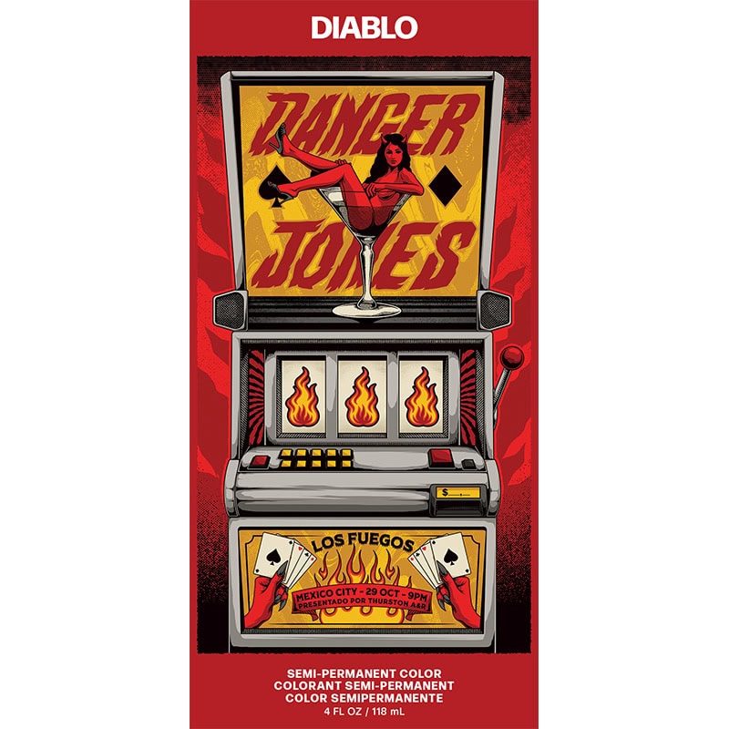Danger Jones Semi-Permanent Color - Diablo Red, 118ml - Image 3
