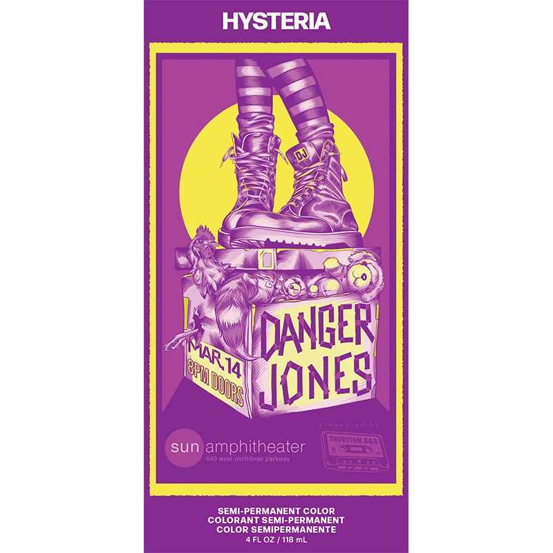 Danger Jones Semi-Permanent Color - Hysteria Berry, 118ml - Image 3