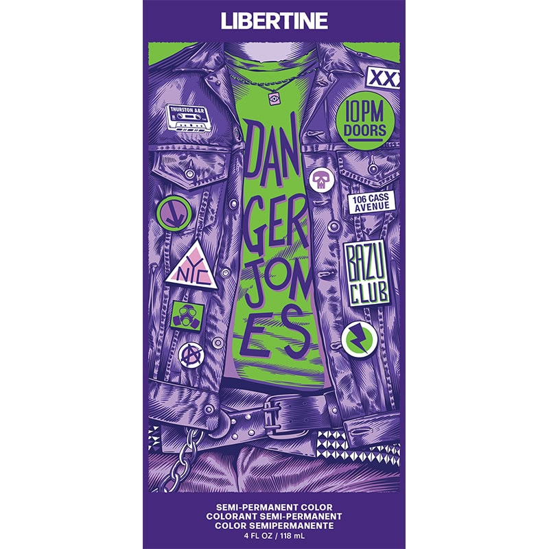 Danger Jones Semi-Permanent Color - Libertine Violet, 118ml - Image 3