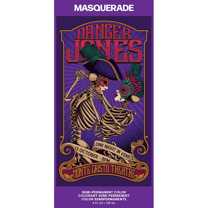 Danger Jones Semi-Permanent Color - Masquerade Purple, 118ml - Image 3
