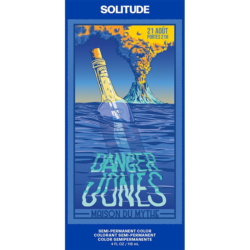 Danger Jones Semi-Permanent Color - Solitude Blue, 118ml - Image 3