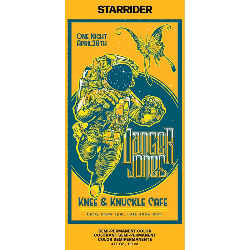 Danger Jones Semi-Permanent Color - Starrider Yellow, 118ml - Image 3