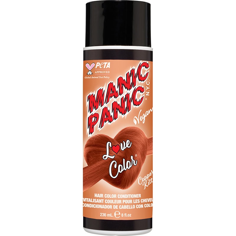 Manic Panic Love Color Hair Color Conditioner, Copper Kitty, 236ml
