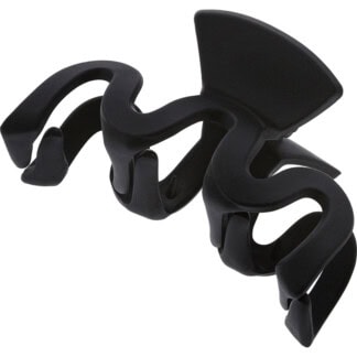 Hair Claw Clip Wavy Black, 8.5cm