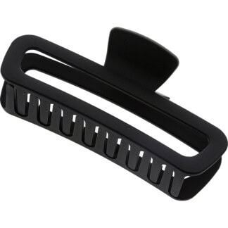 Hair Claw Clip Straight Black, 12cm