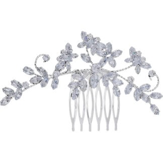 Bridal Hair Comb Small/Medium with Zircon