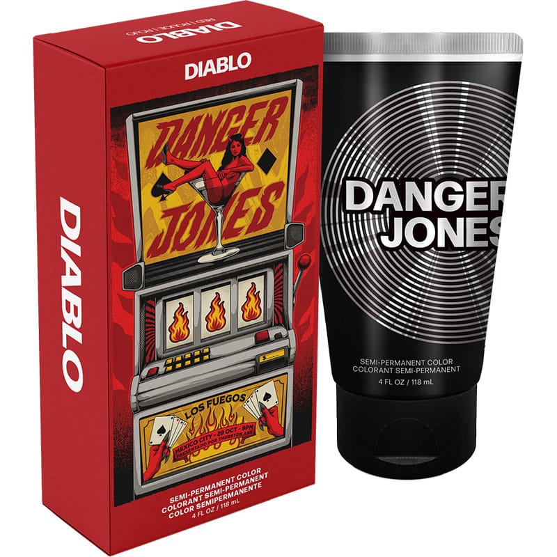 Danger Jones Semi-Permanent Color - Diablo Red, 118ml