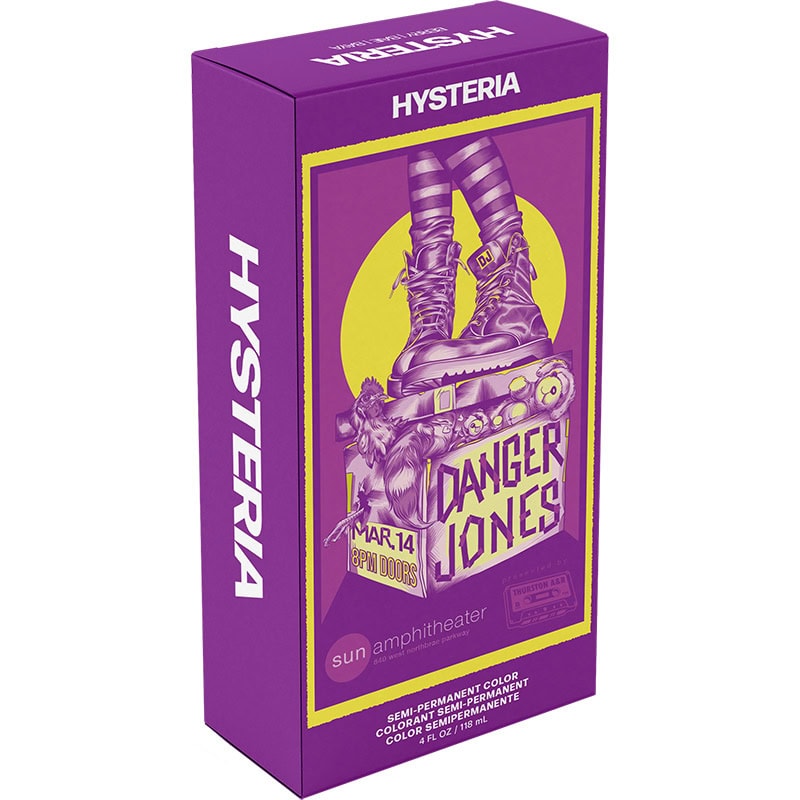 Danger Jones Semi-Permanent Color - Hysteria Berry, 118ml - Image 2