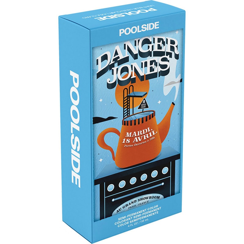 Danger Jones Semi-Permanent Color - Poolside Light Blue, 118ml - Image 2