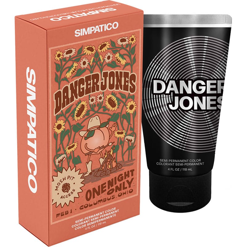 Danger Jones Semi-Permanent Color - Simpatico Light Peach, 118ml