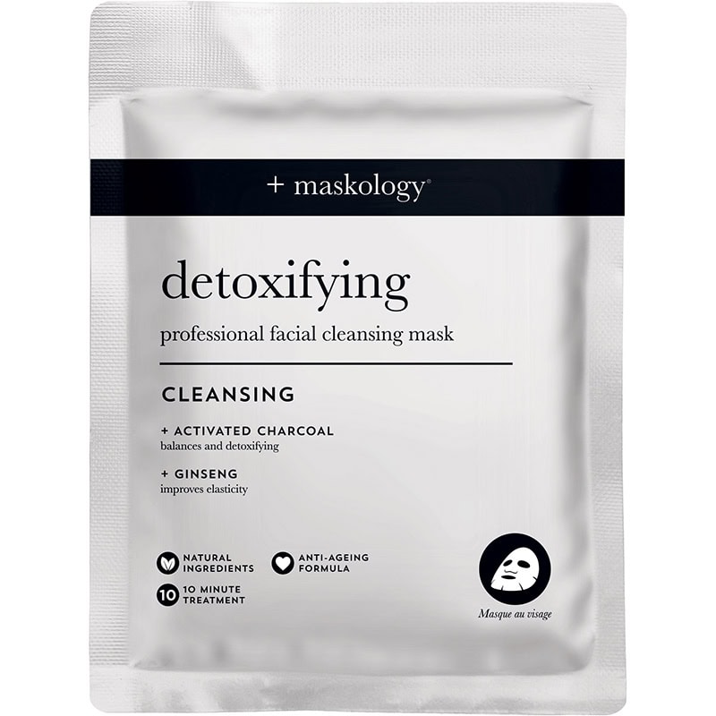 Maskology Professional Facial Cleansing Mask – Detoxifying, 1/Pack