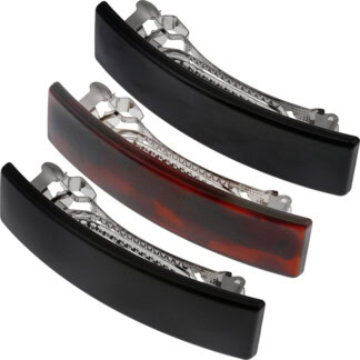 Hair Barrette Rectangular Clip, 8cm