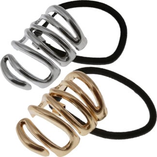 Hair Cuff Ponytail Spiral with Elastic