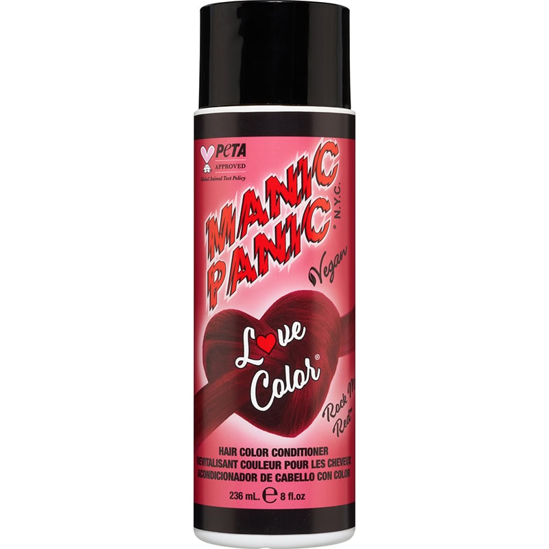 Manic Panic Love Color Hair Color Conditioner, Rock Me Red, 236ml